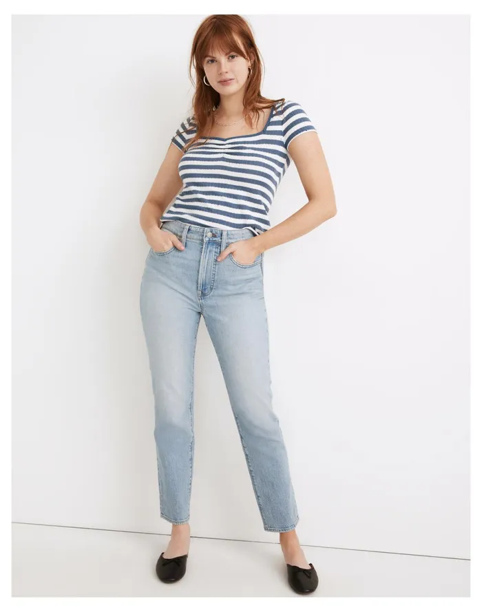 Women The Curvy Perfect Vintage Jean In Fiore Wash Fiore Wash Madewell Jeans