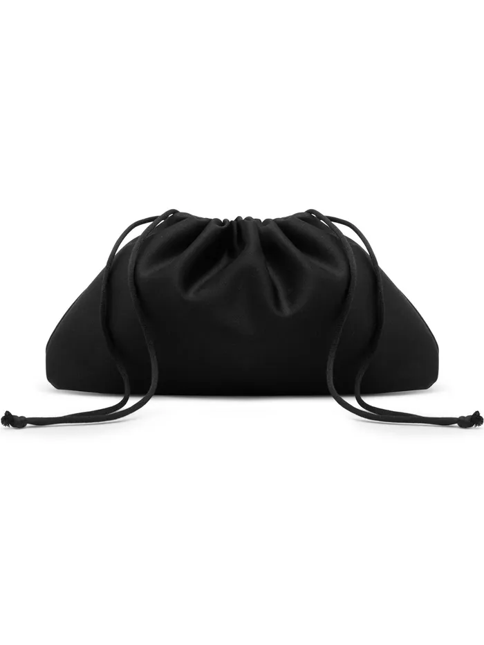 Women The Everyday Pouch Bag In Black Wool The UNDONE Bags