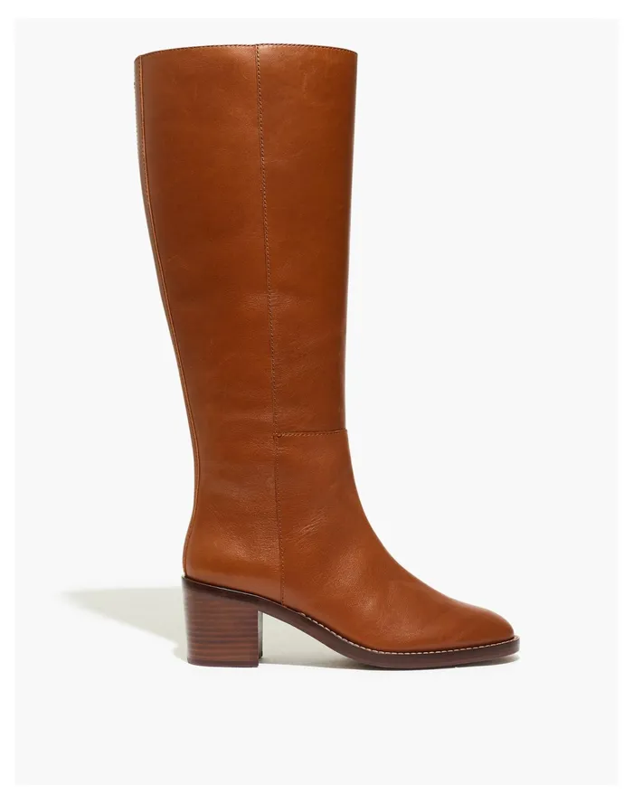 Women The Francie Tall Boot With Extended Calf Dried Maple Madewell Boots Women The Francie Tall Boot With Extended Calf Dried Maple Madewell Boots