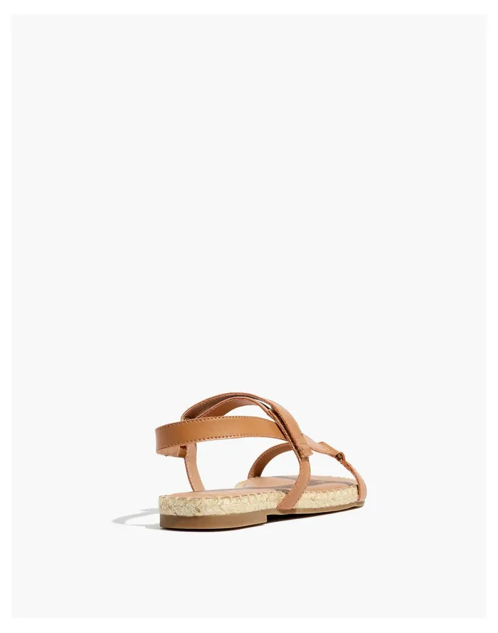 Women The Hallie Espadrille Sandal In Leather Desert Camel Madewell Sandals Women The Hallie Espadrille Sandal In Leather Desert Camel Madewell Sandals