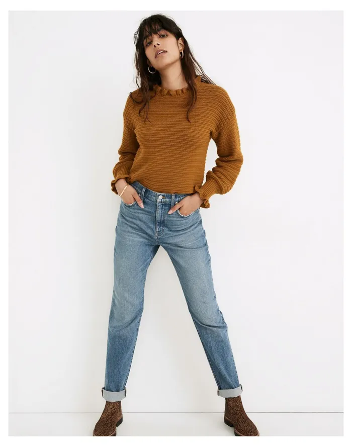Women The High Rise Slim Boyjean In Neal Wash Neal Wash Madewell Jeans