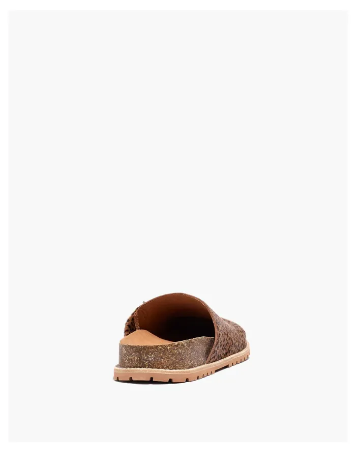 Women The Layne Clog Mule In Calf Hair Pecan Shell Multi Madewell Flats Women The Layne Clog Mule In Calf Hair Pecan Shell Multi Madewell Flats
