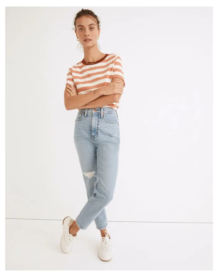 Women The Momjean In Austrey Wash Austrey Wash Madewell Jeans