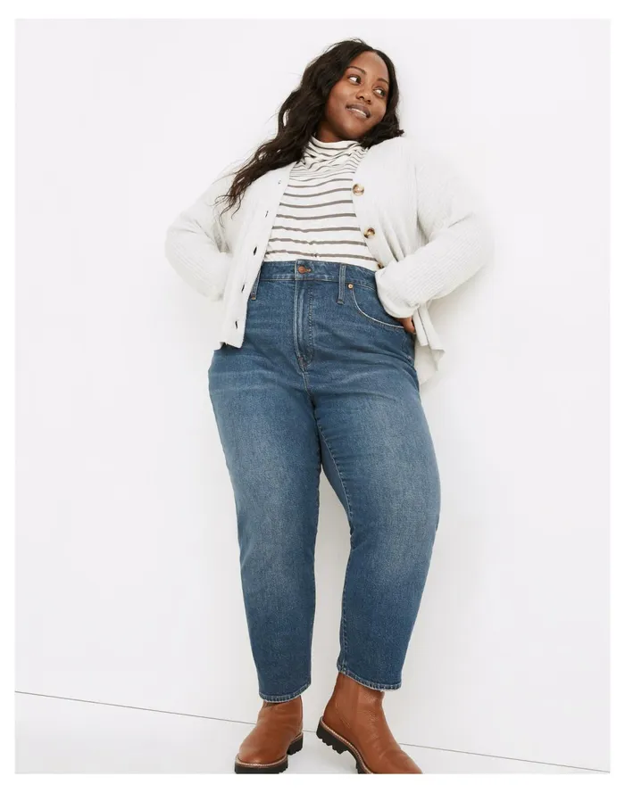 Women The Plus Perfect Vintage Jean In Mobridge Wash Mobridge Wash Madewell Jeans