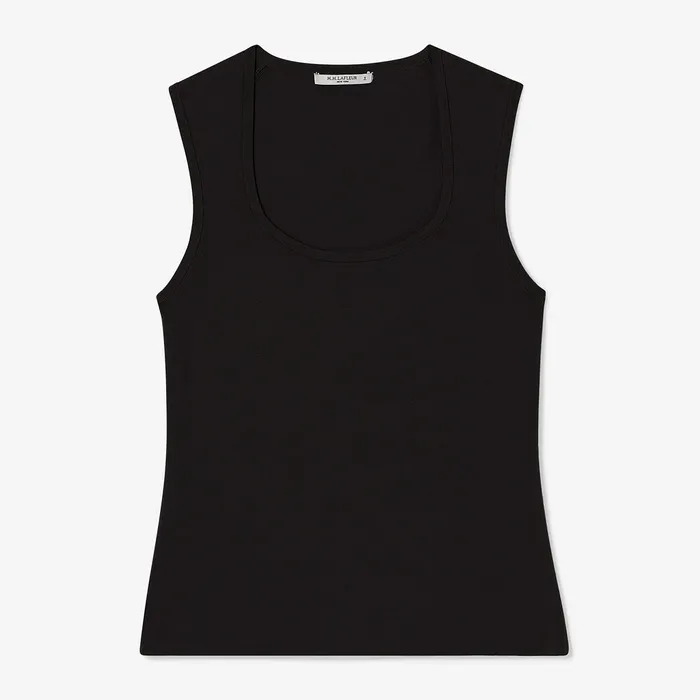Women The Sabine Sculptural Tank 8211 Eco 365Knit Black Tops M M LaFleur