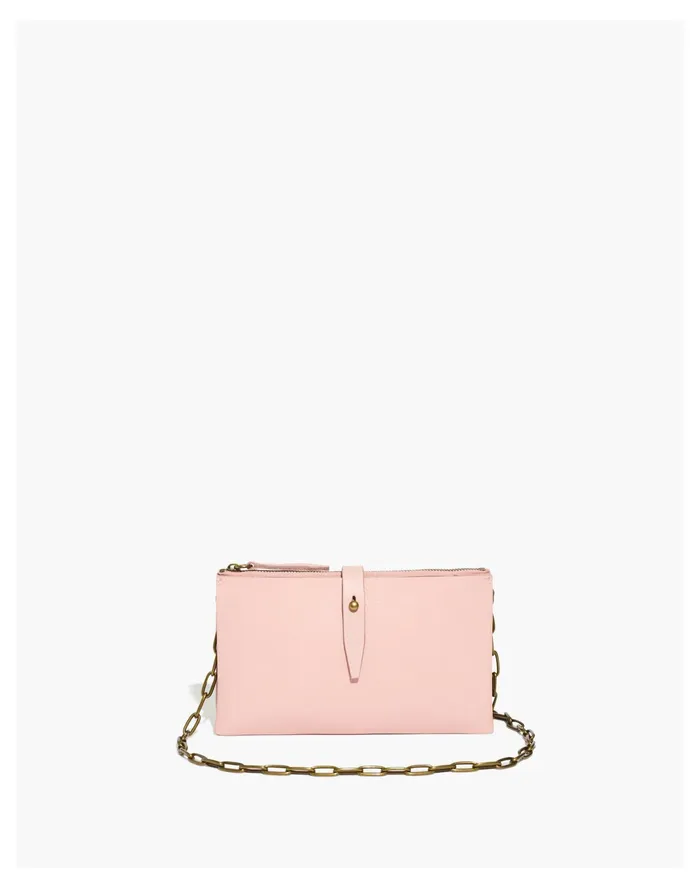 Women The Transport Accordion Crossbody Dusty Blush Madewell Crossbody Bags
