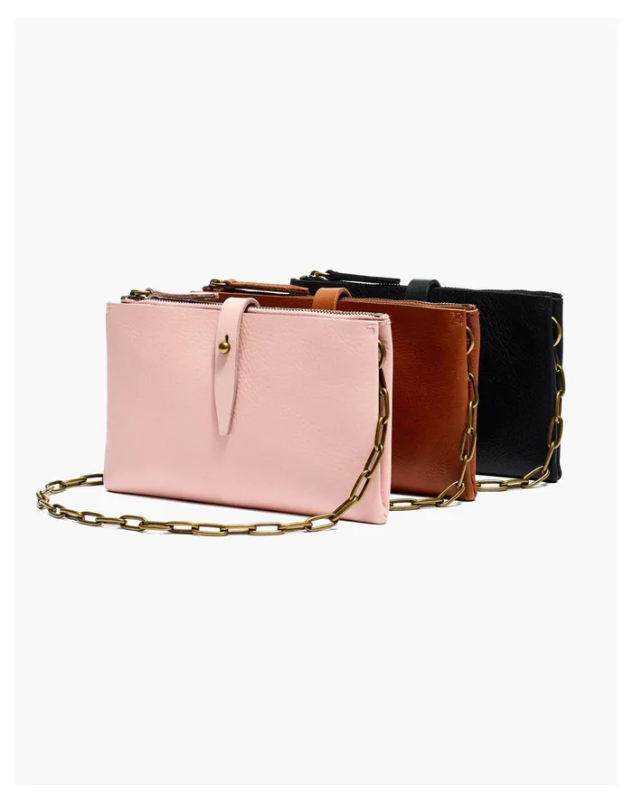 Women The Transport Accordion Crossbody Dusty Blush Madewell Crossbody Bags