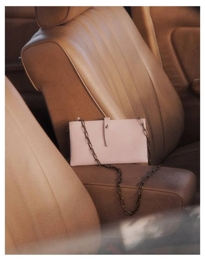 Women The Transport Accordion Crossbody Dusty Blush Madewell Crossbody Bags