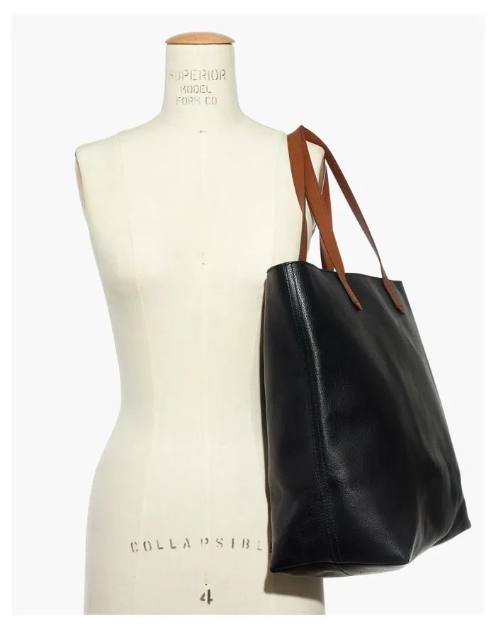 Women The Zip Top Transport Tote True Black Madewell Totes Women The Zip Top Transport Tote True Black Madewell Totes