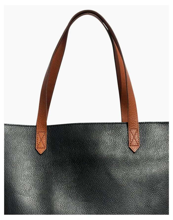 Women The Zip Top Transport Tote True Black Madewell Totes Women The Zip Top Transport Tote True Black Madewell Totes