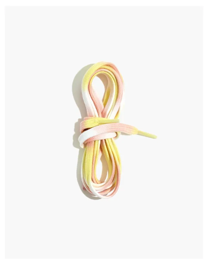 Women Tie Dye Sneaker Laces Pale Citron Madewell Sneakers