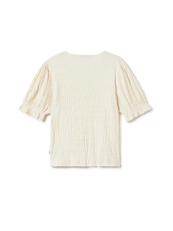 Women Tops Women 8211 Boyard 8211 Ecru TWOTHIRDS Tops