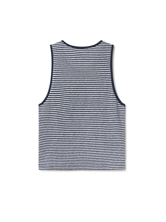 Women Tops Women 8211 Flotta 8211 Navy Stripes TWOTHIRDS Tops