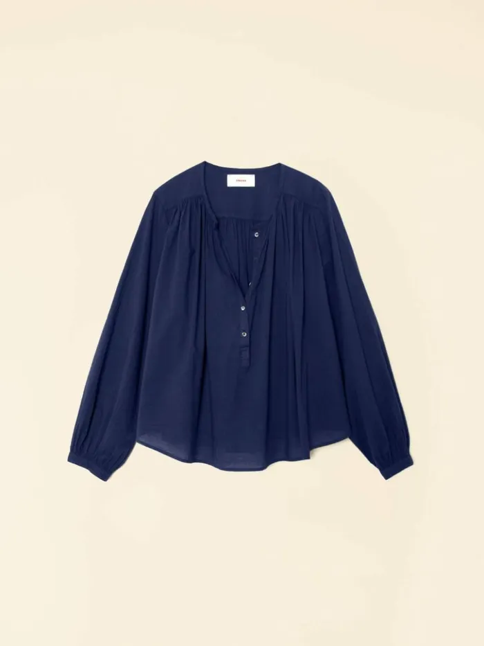 Women Tops Xirena Navy Hennessy Top