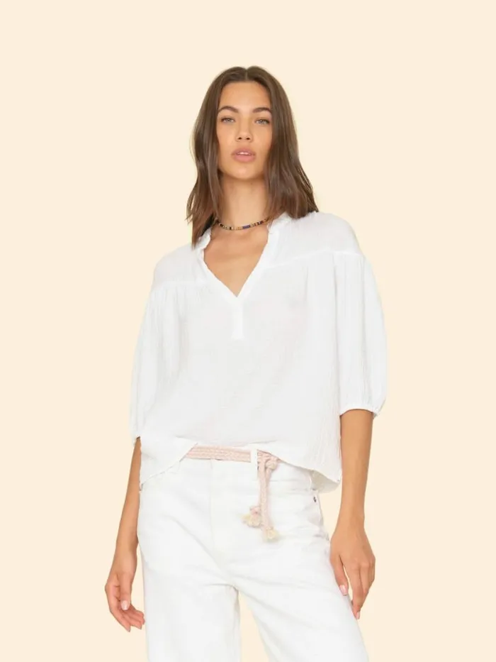 Women Tops Xirena White Clem Top