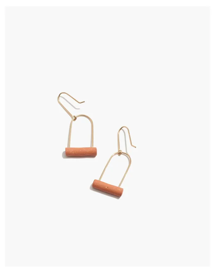 Women Twenty Two West Bird Cage Earrings Terracotta Madewell Earrings