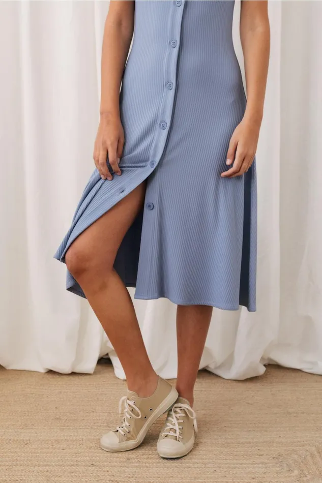 Women Varpasalo 8211 Soft Blue TWOTHIRDS Dresses