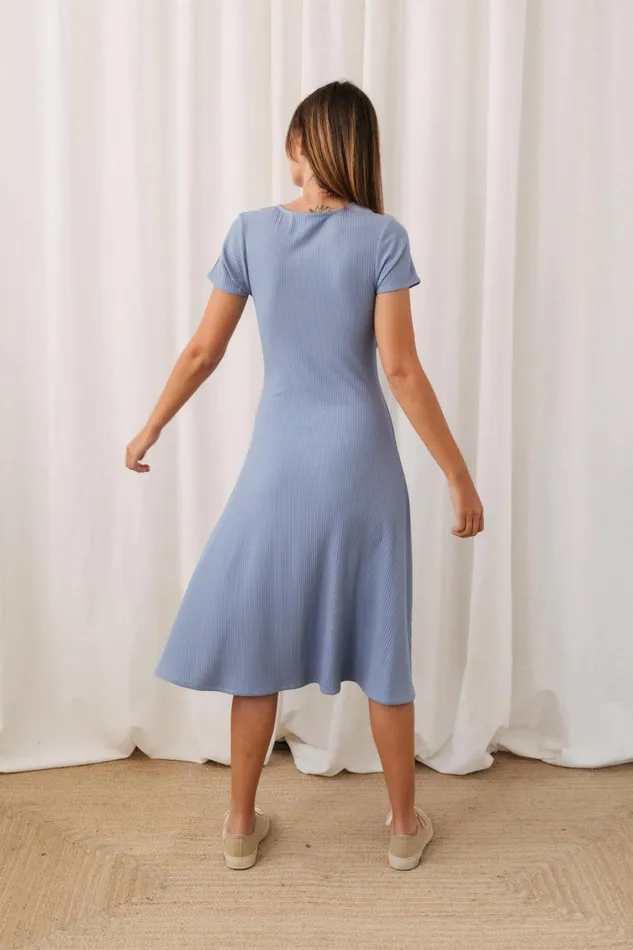 Women Varpasalo 8211 Soft Blue TWOTHIRDS Dresses
