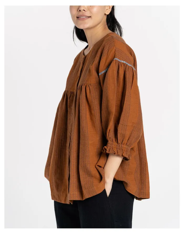 Women World Of Crow Organic Cotton Crop Top In Earthy Brown Brown Madewell Tops and Shirts Women World Of Crow Organic Cotton Crop Top In Earthy Brown Brown Madewell Tops and Shirts