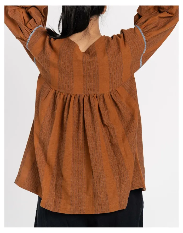 Women World Of Crow Organic Cotton Crop Top In Earthy Brown Brown Madewell Tops and Shirts Women World Of Crow Organic Cotton Crop Top In Earthy Brown Brown Madewell Tops and Shirts