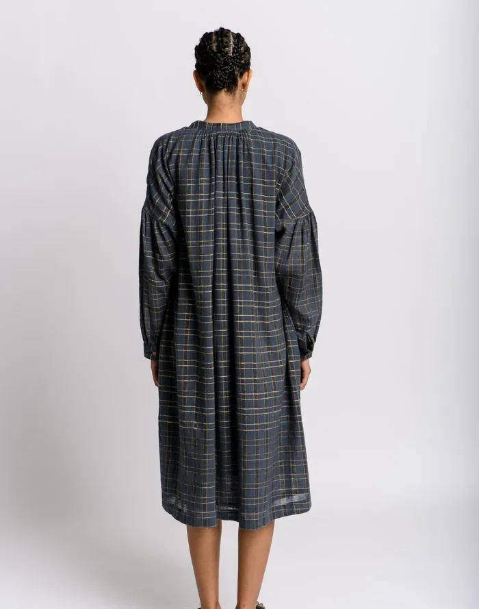 Women World Of Crow Plaid Anti Fit Tunic Dress In Granite Grey Grey Madewell Dresses Women World Of Crow Plaid Anti Fit Tunic Dress In Granite Grey Grey Madewell Dresses