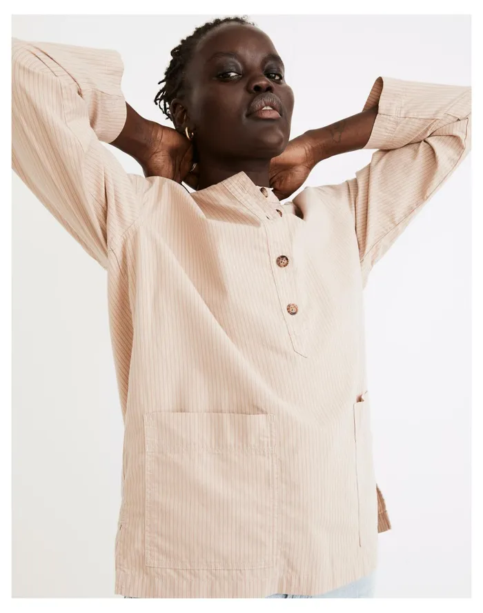 Women X Backdrop Studio Hours Artist Smock Top Studio Hours Madewell Tops and Shirts