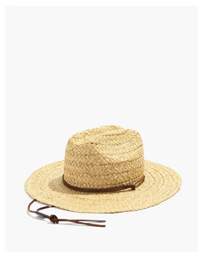 Women X Biltmore Raffia Lifeguard Hat Light Straw Madewell Hats