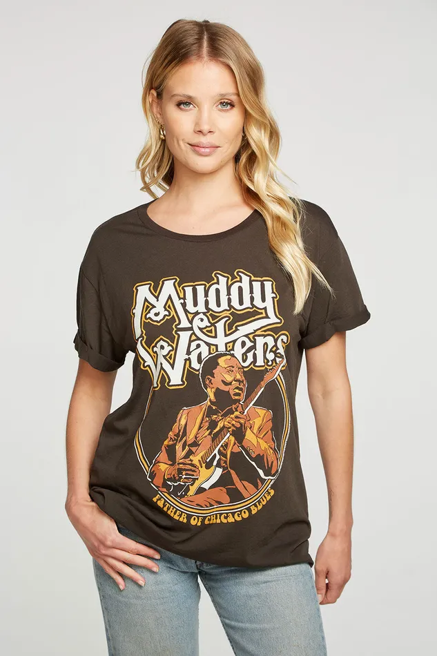 Womens Muddy Waters Chicago Blues Tops Chaser Brand