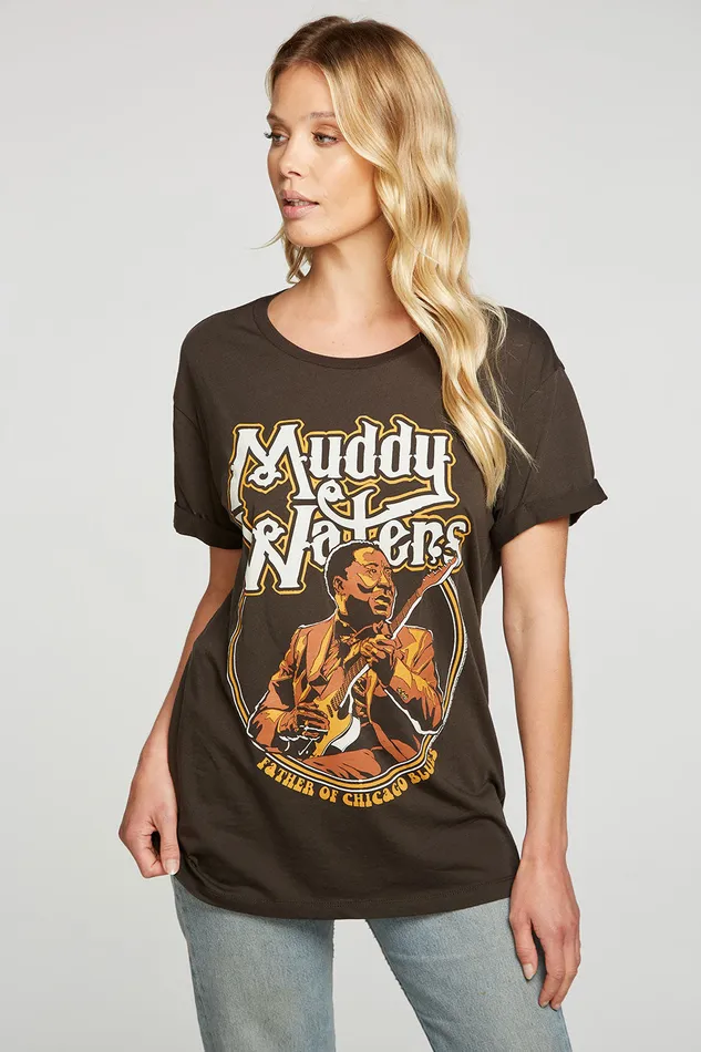 Womens Muddy Waters Chicago Blues Tops Chaser Brand