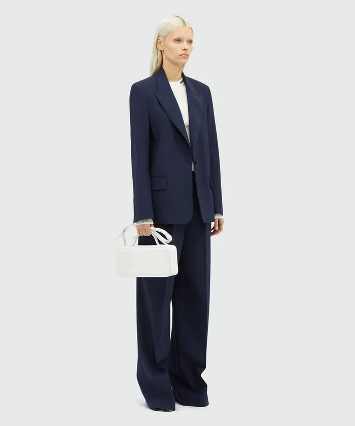 Wool Palazzo Pants With Pleats Women MSGM Pants And Shorts